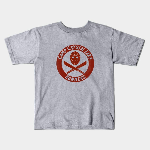 Camp Crystal Lake Kids T-Shirt by midcarder